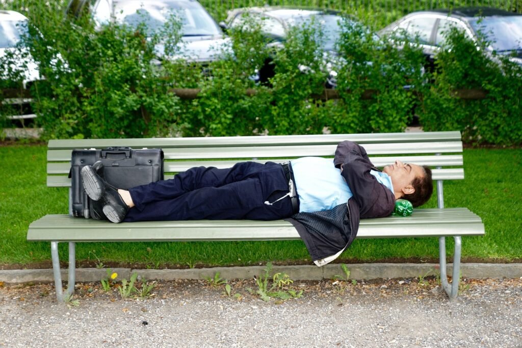 Causes of Tiredness Even After 8 Hours Sleep (And Why Your Body Isn’t Broken) 422737 park bench 771653 1280